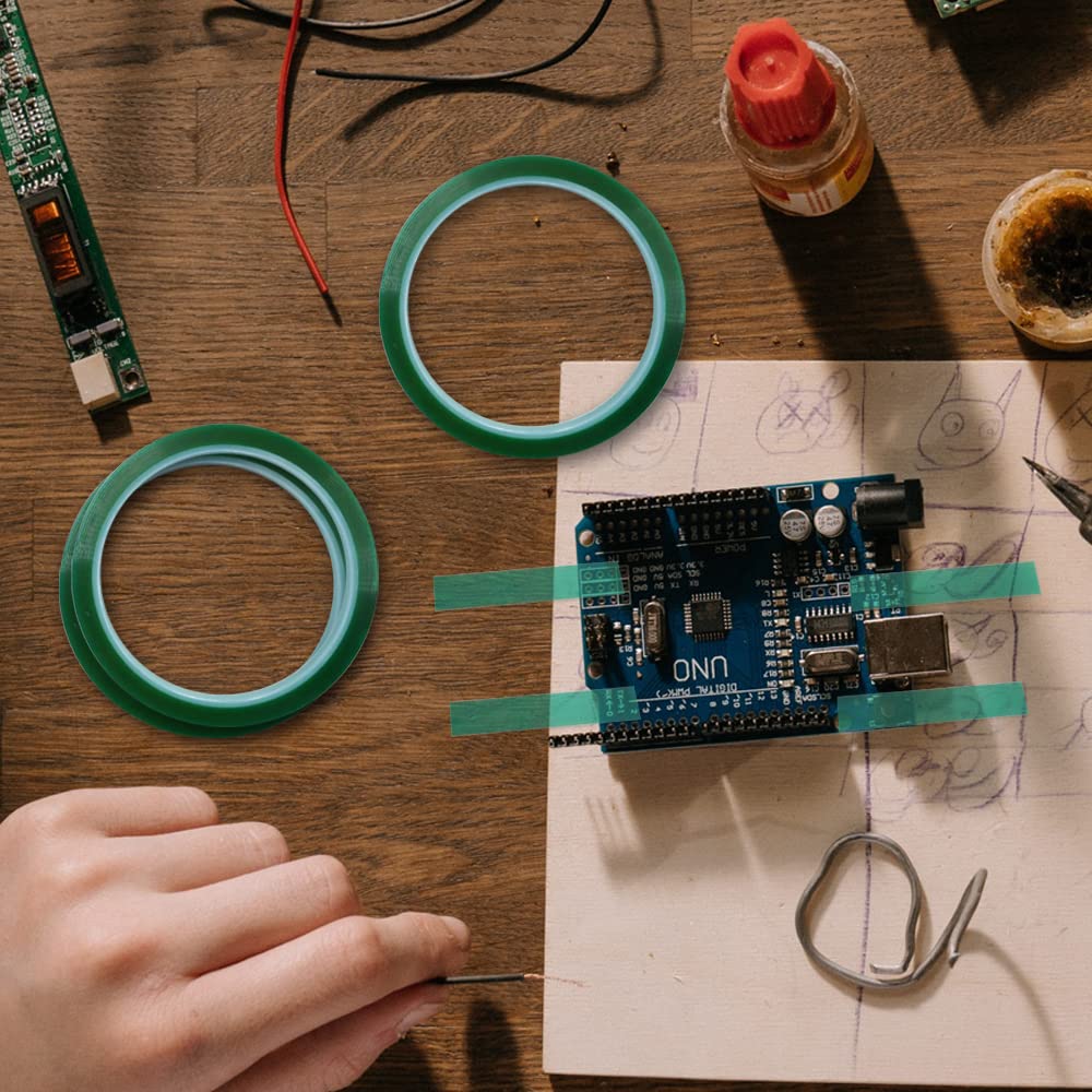 Green Heat-Resistant Tape for Electronics and Circuit Board Masking
